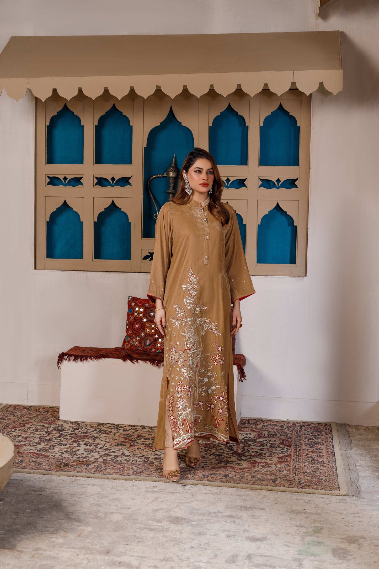 SKIN BEIGE KAFTAN