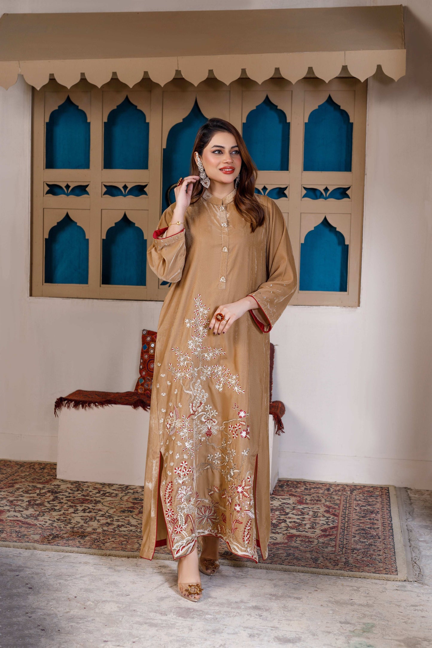 SKIN BEIGE KAFTAN