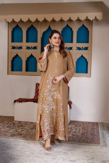 SKIN BEIGE KAFTAN