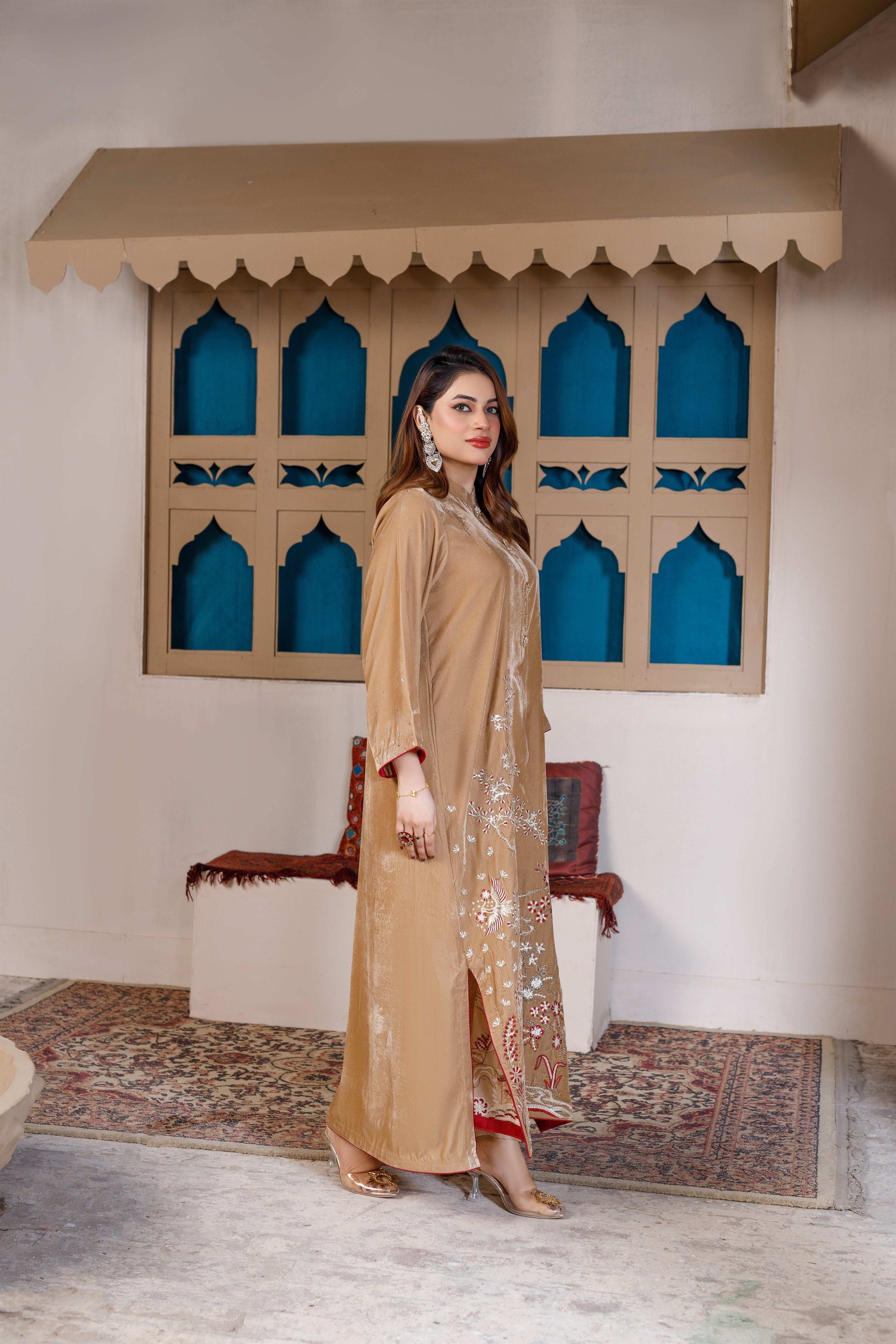 SKIN BEIGE KAFTAN