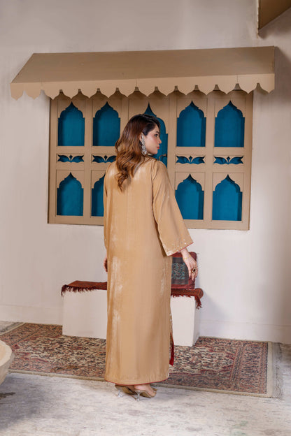 SKIN BEIGE KAFTAN